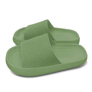 Lucovitaal Badslippers Groen 35-36 2PR