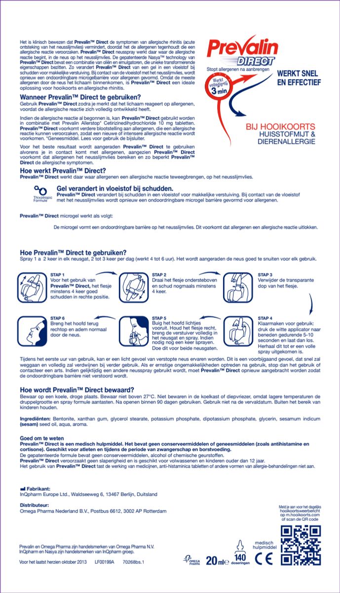 Direct Neusspray afbeelding van document #1, instructions