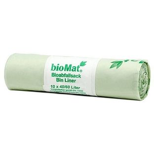 Biomat Composteerbare Vuilniszakken 40/60L 10ST