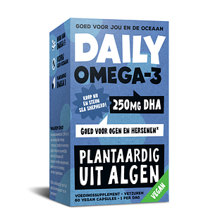 Daily Omega-3 250mg DHA Vegan Capsules 60VCP
