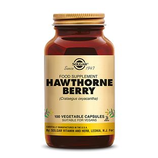 Solgar Hawthorne (Meidoorn) Berry Capsules 100VCP Solgar Hawthorne (Meidoorn) Berry Capsules 100VCP