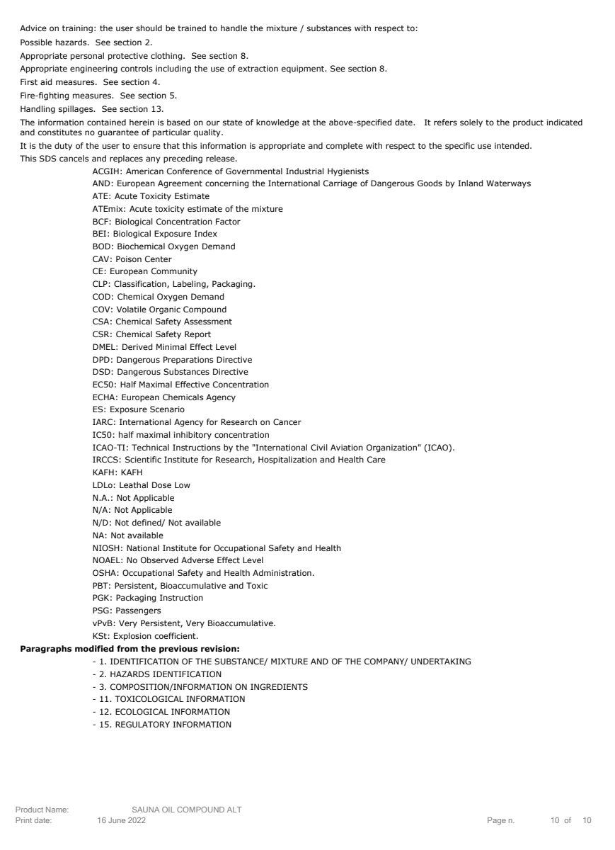 Essentiële Olie Sauna afbeelding van document #10, label