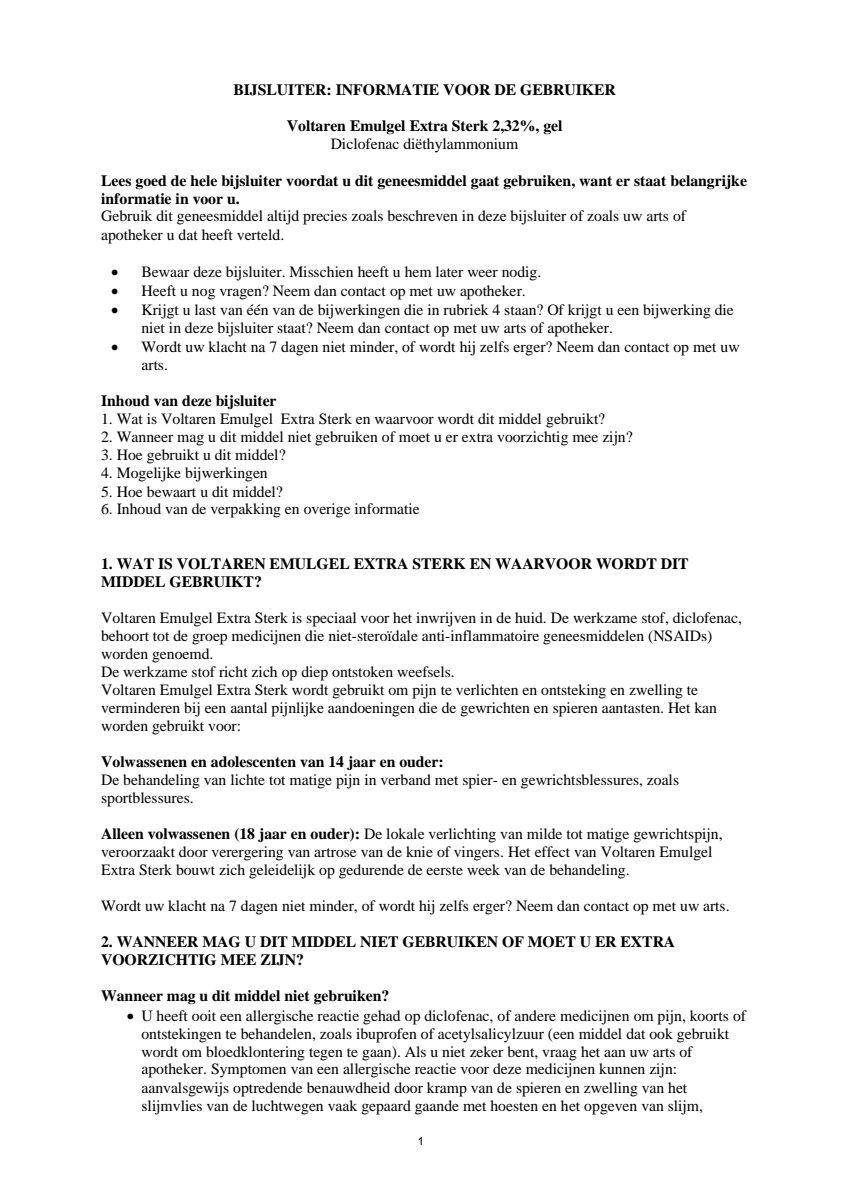 Emulgel Extra Sterk 2,32% afbeelding van document #1, leaflet