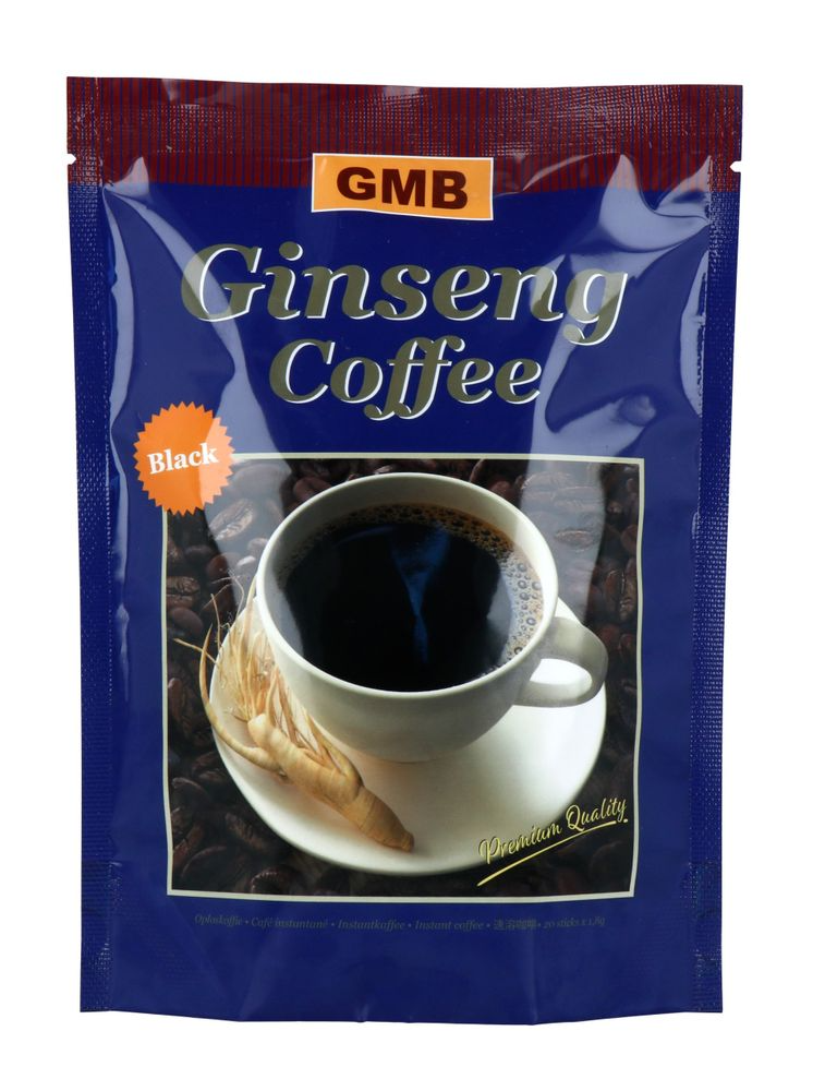 GMB Ginseng Coffee Zwart afbeelding 1