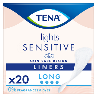 TENA Lights Inlegkruisjes Long Gevoelige Huid 20ST