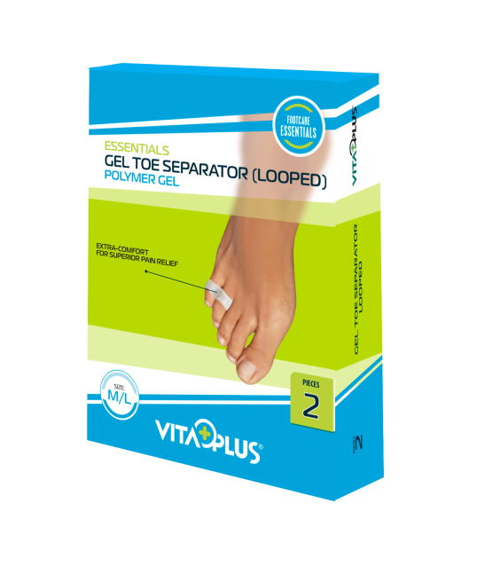 Vitaplus Essentials Gel Toe Separator (Looped) maat M/L afbeelding