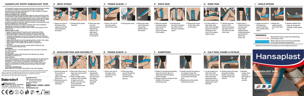 Kinesiologie Tape Blauw afbeelding van document #1, info_folder
