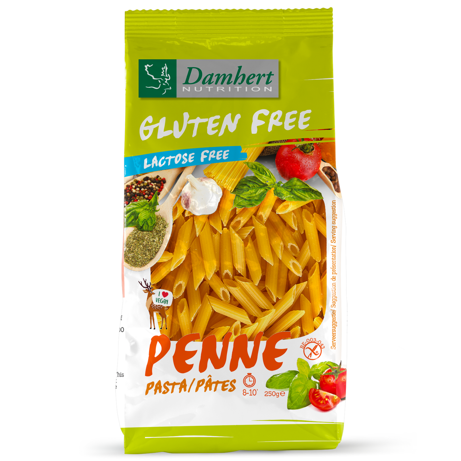 Damhert Gluten Free Pasta Penne afbeelding