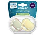 Avent Ultra Air Fopspeen Colors of Nature 18M+ 2ST Avent Ultra Air Fopspeen Colors of Nature 18M+ 2ST