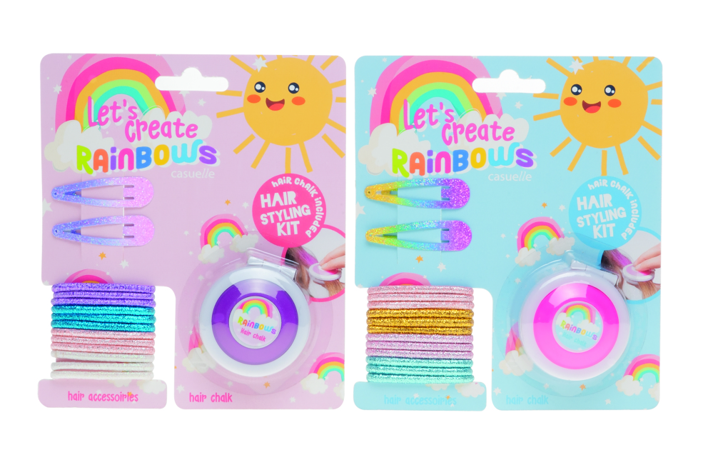 Casuelle Rainbow Hair Styling Kit Giftset afbeelding