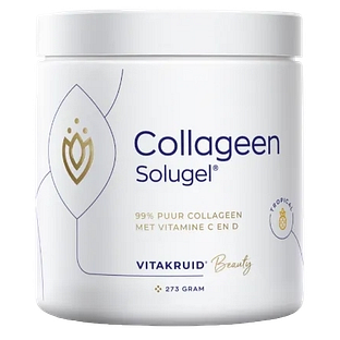 Vitakruid Collageen Solugel® poeder met vitamine C & D - Tropical 250GR