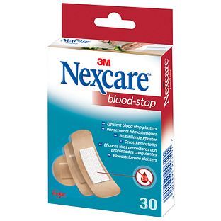 Nexcare 3M Nexcare Bloedstelpende Pleisters Assorti 30ST