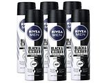 Nivea Men Black & White Invisible Original Deodorant Spray Voordeelverpakking 6x150ML