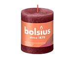 Bolsius Rustieke Stompkaars Velvet Red 80/68 1ST