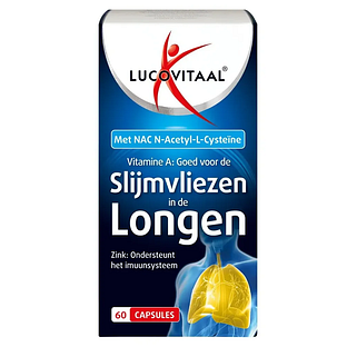 Lucovitaal Slijmvliezen in de Longen Capsules 60CP