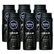 Nivea Men Deep Clean Shower Gel Voordeelverpakking 6x500ML