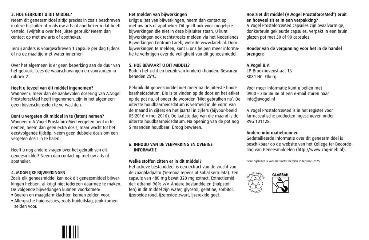 ProstaforceMed Capsules afbeelding van document #2, leaflet