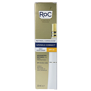 RoC Retinol Correxion Wrinkle Correct Daily Moisturiser SPF30 30ML RoC Retinol Correxion Wrinkle Correct Daily Moisturiser SPF30 30ML