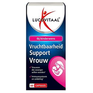 Lucovitaal Vruchtbaarheid Support Vrouw Capsules 60CP Lucovitaal Vruchtbaarheid Support Vrouw Capsules 60CP