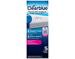 Clearblue Ultravroeg Zwangerschapstest 5ST Clearblue Ultravroeg Zwangerschapstest 5ST