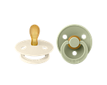 BIBS Fopspeen 0-6 Maanden Symmetrical Ivory/Sage 2ST