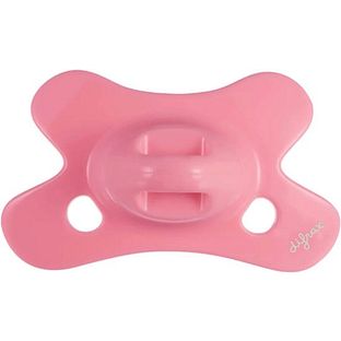 Difrax Fopspeen Natural 0-6 M Uni Raspberry 1ST
