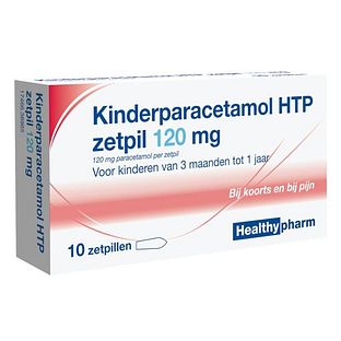 Healthypharm Kinderparacetamol Zetpil 120mg 10ST