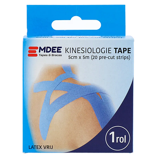 Emdee Kinesiologie Tape Blue 1ST Emdee Kinesiologie Tape Blue 1ST
