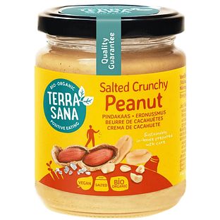 TerraSana Pindakaas Salted Crunchy 250GR