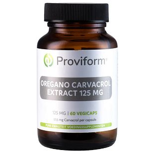 Proviform Oregano Carvacrol Extract 125mg Capsules 60VCP