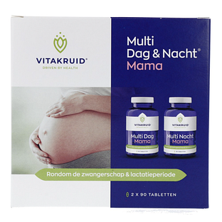 Vitakruid Multi Dag & Nacht Mama 100% Vegan 2 x 90 180TB
