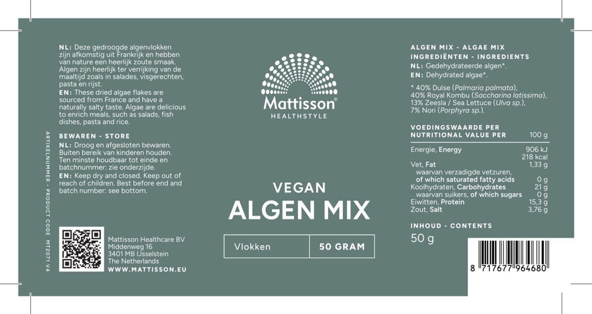 Absolute Algen Mix afbeelding van document #1, label