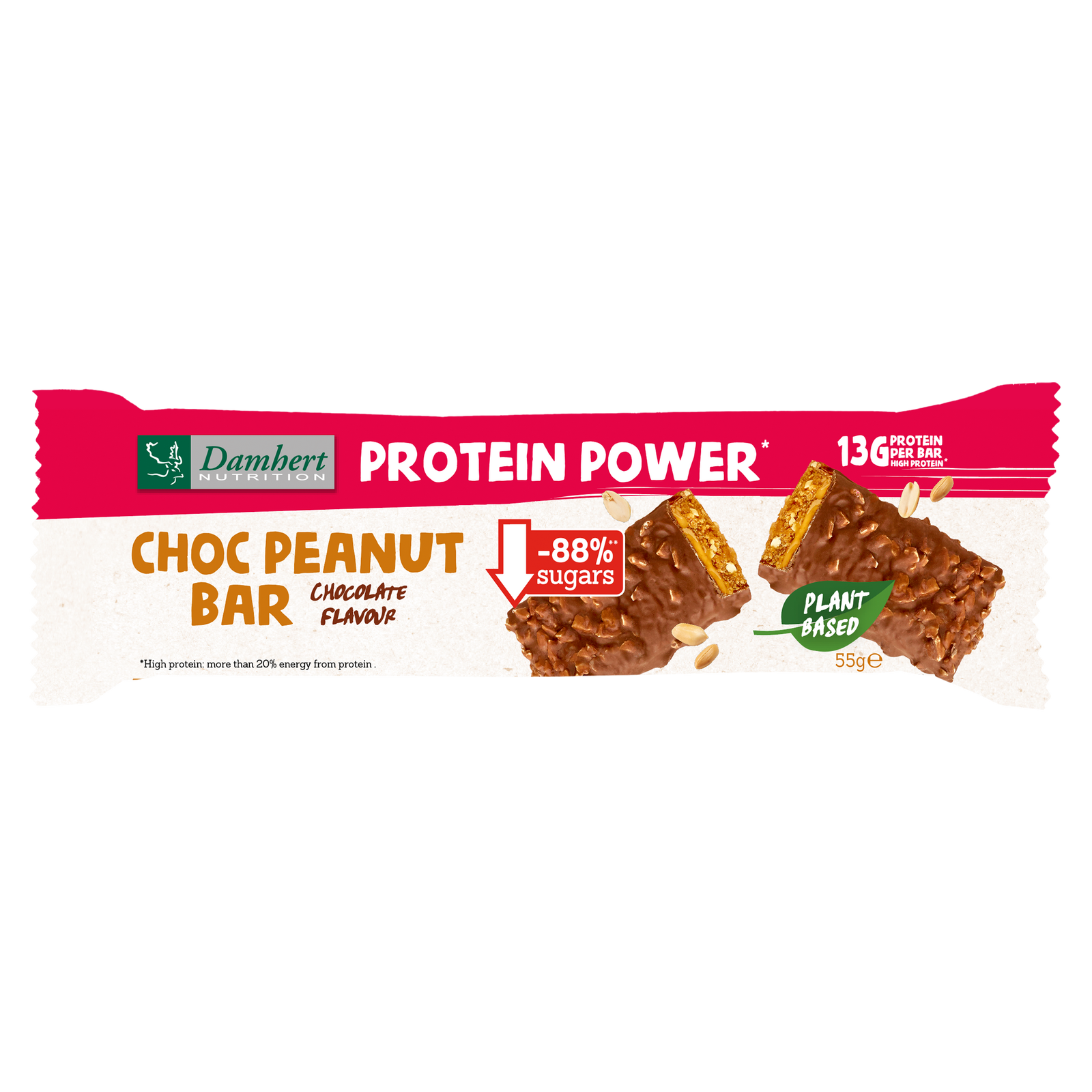 Damhert Protein Power Choc Peanut Bars afbeelding