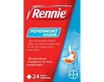 Rennie Pepermunt kauwtabletten bij brandend maagzuur 24TB
