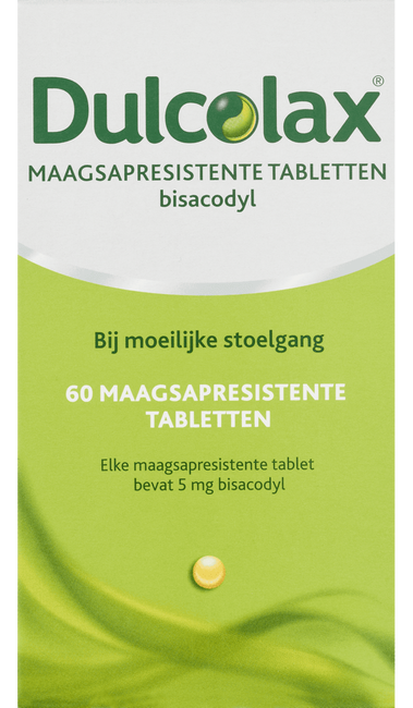 Dulcolax Maagsapresistente Bisacodyl 5mg Tabletten afbeelding