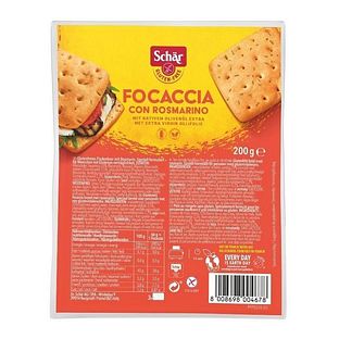 Schar Focaccia Rozemarijn Glutenvrij 200GR