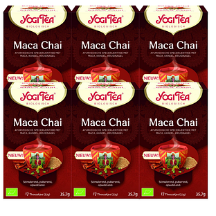 Yogi Tea Maca Chai Voordeelverpakking 6x17ST