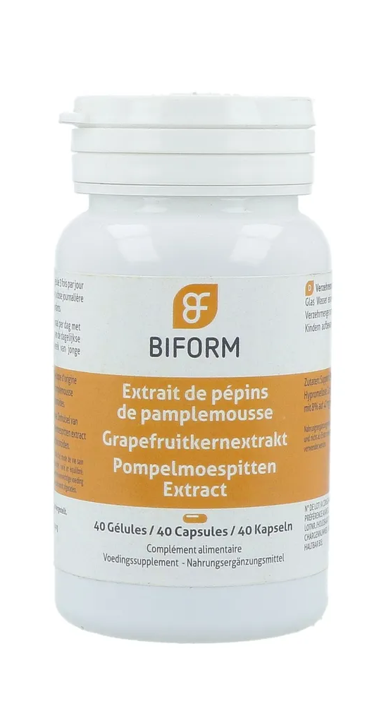 Biform Pompelmoespittenextract Capsules 40CP