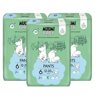 Moomin Baby Ecologische Luierbroekjes 6 Junior Voordeelverpakking 3x36ST Moomin Baby Ecologische Luierbroekjes 6 Junior Voordeelverpakking 3x36ST