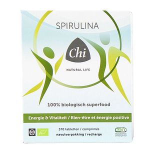 Chi Natural Life Bio Spirulina Tabletten Navulling 570TB