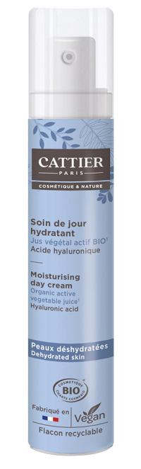 Cattier Moisturising Day Cream Hyaluronic Acid Dehydtrated Skin afbeelding