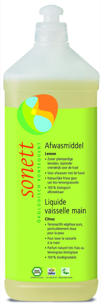 Sonett Afwasmiddel Lemon 1000ml