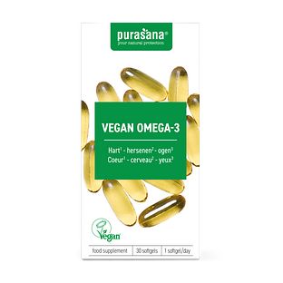 Purasana Vegan Omega-3 Algenolie Softgels 30SG