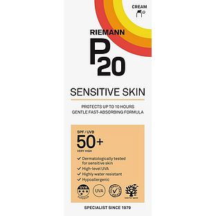 Riemann P20 Zonnebrand Sensitive Skin SPF50+ 200ML