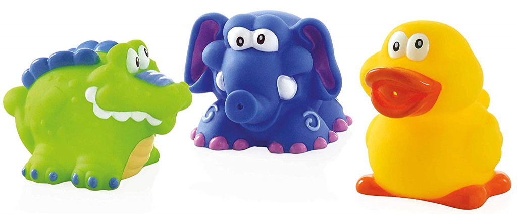 Nuby Zwemmende Badfiguren Set van 3 stuks afbeelding