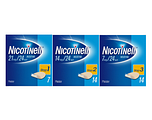 Nicotinell Pleisters Combi voor zware roker - 21 mg + 14 mg + 7 mg - 3 Stuks