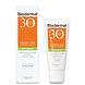 Biodermal Zonnefluïde Gezicht - Matterend SPF30 40ML Verpakking plus tube