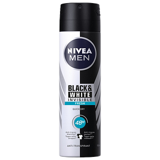 Nivea Men Black & White Invisible Fresh Deodorant Spray 150ML