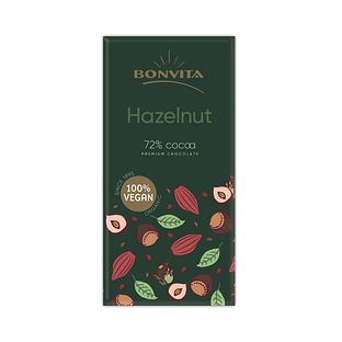 BonVita Premium Dark Chocolate Hazelnut 100GR