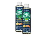 Happy Earth 100% Natural Shower Gel 3in1 Lemon Sandalwood Duoverpakking 2x300ML